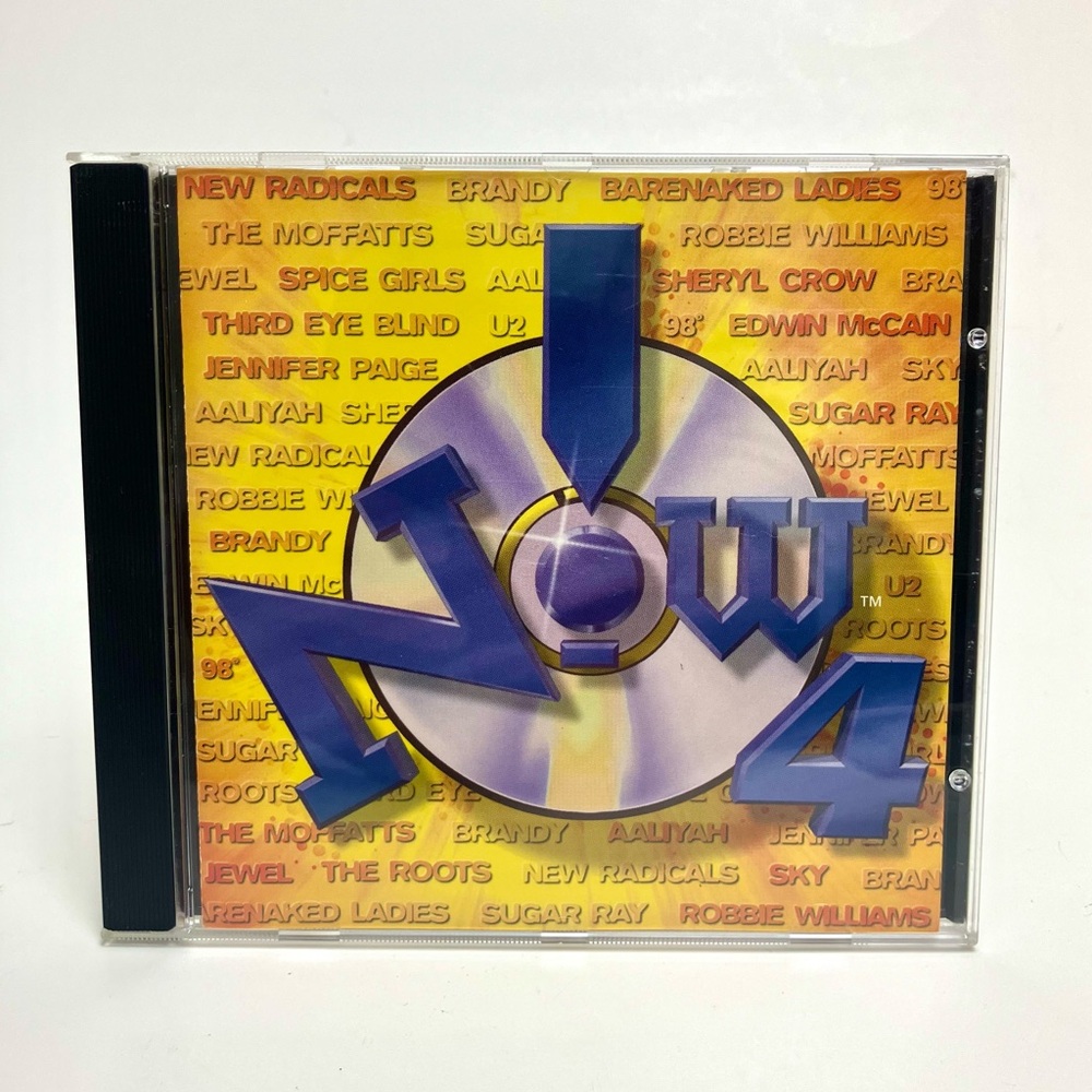 Now! 4 Compilation 1999 CD Vintage 90s Music RnB Pop Spice Girls Brandy Aaliyah